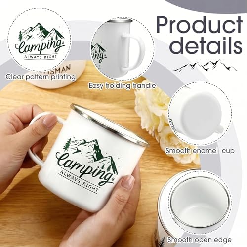 61PCS Baby Shower Prizes for Men 6 Set with Premium 12 OZ Enamel Mug Bottle Opener Manicure Kit Wood Comb Bear Towel Keychain Bath Sponge Gift Bag Baby Shower Game Prizes for Winner Bachelor Party - Image 6