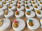 Elegant Soy Wax Candle Favors with Dried Flowers in Sealed Tin Box - Personalized for Weddings, Bridal Showers, Baby Showers, Birthdays (10-20-30-40-50-100 PCS in Bulk) - Image 2