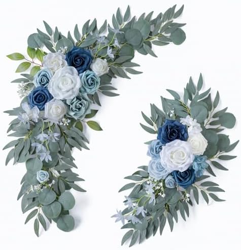 ponatia Artificial Wedding Arch Flowers Set of 2 by ponatia