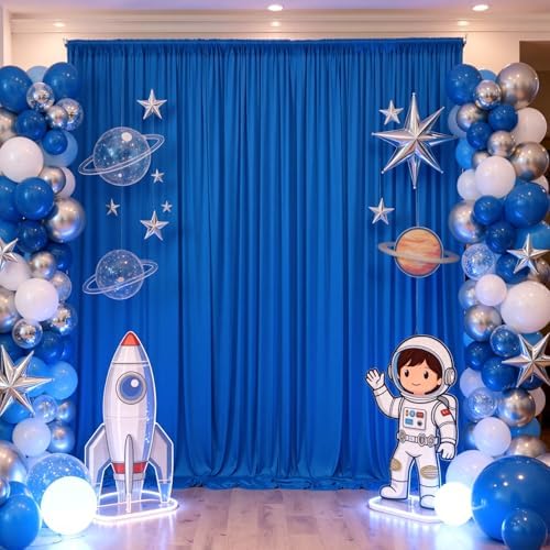20x12 ft Royal Blue Backdrop Curtains for Weddings, Birthdays and Photos - Image 5