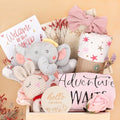 Baby Girl Gifts,Baby Shower Gifts for Girls,New Born Baby Girls Gift,Baby Girl Gift Basket,Unique Baby Gift Essential,Gender Reveal Gifts,Rattle Swaddle Blanket Baby Girl Gifts by PENGTAI