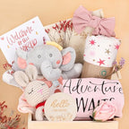 Baby Girl Gifts,Baby Shower Gifts for Girls,New Born Baby Girls Gift,Baby Girl Gift Basket,Unique Baby Gift Essential,Gender Reveal Gifts,Rattle Swaddle Blanket Baby Girl Gifts by PENGTAI