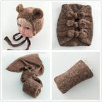 Newborn Baby Boy Girl Photography Props Set of 4 Pcs - Image 3