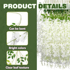 Alotiki White Wisteria Hanging Flowers, 50 Pack Fake Hanging Flowers - Image 3
