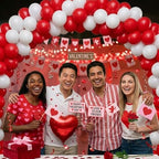 Balloon Arch Deluxe DIY Professional Kit with St. Valentine's Day Red and White Balloons (1/Pkg) Pkg/1 - Image 4