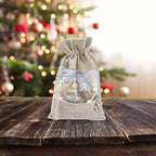 48 pc Jute Burlap & Sheer Organza Gift Bags w. Drawstring by TheDisplayGuys - Image 5