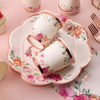 Baby Shower Decorations,Floral Girl Baby Shower Decorations, Baby Shower Plates and Cups and Napkins Set for Baby Girl Shower Decoraraions Party Supplies-(Serves24) - Image 6