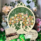 Quinceanera Guest Book Alternative Frog Princess Drop Box Frame with Chips - Image 3