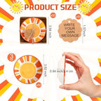 FoldTier 30 Sets Ceramic Dipping Sauce Bowls 3 oz Party Favors, Sun - Image 2