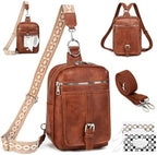 MYHOZEE Mini Diaper Bag Crossbody Small Diaper Bag Purse with Wipes Pocket by Myhozee