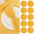 fani 100 Pack Gauze Cheesecloth Napkins, 20 x 20 in, Mustard by fani