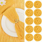fani 60 Pack Gauze Cheesecloth Napkins, 20 x 20 in, Mustard by fani