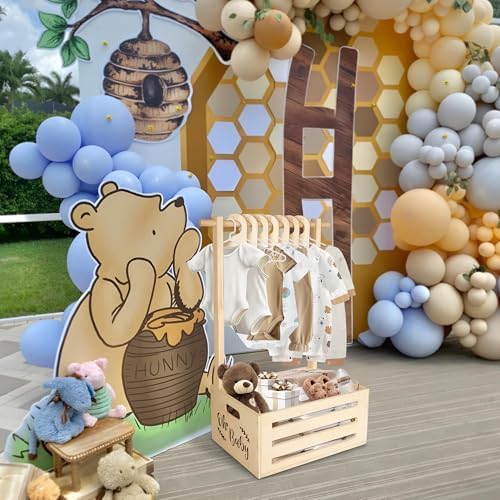 Wooden Baby Storage Crate Closet with Handles, Nursery Decor - Image 6