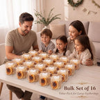 MTLEE 16 Pack Wooden Tealight Candle Holder Kit Guest Gifts, Rustic - Image 5