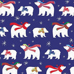 Jillson Roberts Christmas Wrapping Paper Roll Bundle with Cut Lines on Reverse (25 sq ft per roll, 100 Total Sq Ft) Polar Bear, Nutcracker Ballet, Gnome for Christmas, Snowman Party, 4 Pack - Image 3