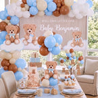 6 Sets Bear Baby Shower Decorations, Centerpieces,Blue - Image 5