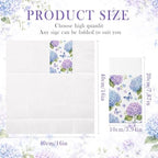 Hydrangea Linen Feel Pocket Napkins for Wedding Bridal Shower Supplies - Image 5
