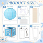 Amyhill 4 Sets Baby Shower Hot Air Balloon Tables Centerpieces with Lights - Image 2