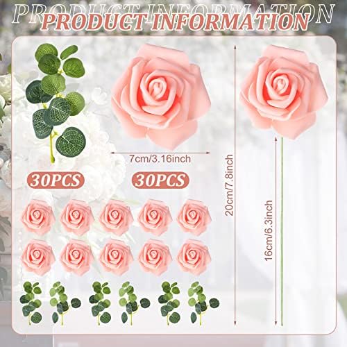 Yinder 15 Pcs Metal Floral Gold Hoop Centerpiece with Stand,10 Inch,Pink - Image 4