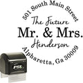 Personalized Self Inking Return Address Stamp, Future Mr and Mrs by PrettySweetParty