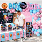 Cocomigo 303 PCS Free Throws or Pink Bows Gender Reveal Decorations - Image 6