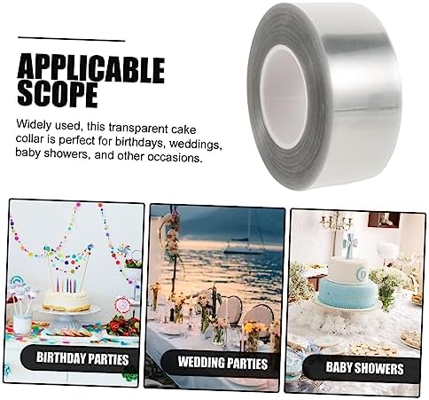 Cake Collar 6cm PET Roll for Chocolate Mousse DIY - Image 7