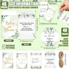 Reallnaive 48 Sets Baby in Bloom Baby Shower Party Favors Seed Packets - Image 4