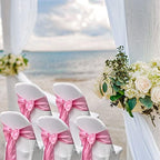 Pink Satin Chair Sashes Bows for Chair,7x108inchs,50pcs - Image 4