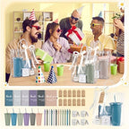 Nuogo 12 Sets New Parent Shower Prizes, Light Morandi Color, Classic Style - Image 6