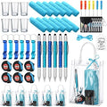 Leinuosen 6 Sets Baby Shower Game Prizes for Men with Cleaning Cloth Bottle Opener Screwdriver Tape Measuring Keychain Multi Tool Pen Gift Bag Baby Shower Prizes for Winner Birthday Bachelor Party by Leinuosen
