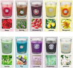 YOROXRG Scented Candles, Jasmine, Rose, Vanilla, Bergamot, fig, Lavender, Lemon, Spring,Strawberry, Rosemary, Aromatherapy Candles,Soy Wax Glass Jar Candle - 20 Pack - Image 2