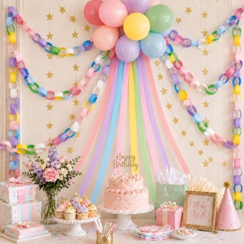 Paper Garland Party Decorations, Girls Birthday Party Decorations Kit, - Image 7