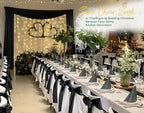 60 PCS Black Satin Chair Sashes, 7 x 108 Inch - Image 7