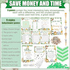 Sherr 476 Pcs Safari Baby Shower Games, 6 Sets Jungle Animal Activities - Image 4