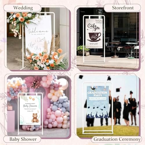 Adjustable Wedding Sign Stand - Image 5