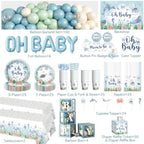 Cocomigo 347PCS Under the Sea Baby Shower Decorations Set Serves 25 - Image 2