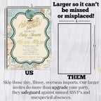 Amanda Creation Custom Baby Shower Invites Adventure Awaits Baby Shower Invitation 20 5x7 Personalized Invites With Envelopes - Image 7