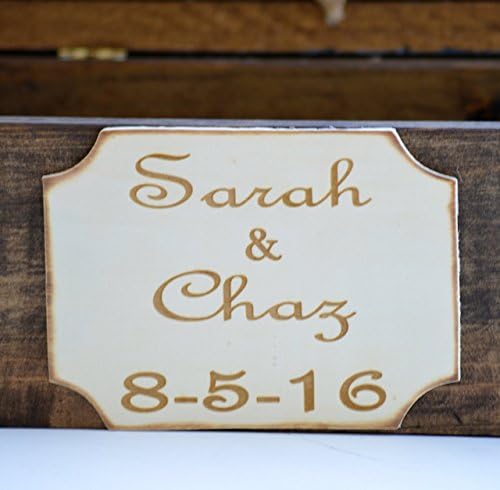Rustic Wedding Card Box Shabby Chic Card Holder Bridal Shower Decor Burlap Wedding Keepsake Trunk - Image 6