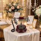 Audio Guest Book Wedding Phone, FESTRING Audio Guestbook (Wooden Brown) - Image 3