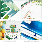 One a Saurus Birthday Decorations, 105Pcs Dinosaur 1st Party Decorations - Image 5