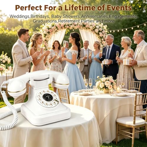 Audio Guest Book Wedding Phone,Record Customized Audio Messages for Parties - Image 3