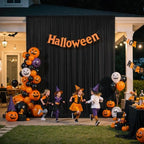20x12 ft Black Backdrop Curtains for Weddings Parties, Birthdays and Photos - Image 2