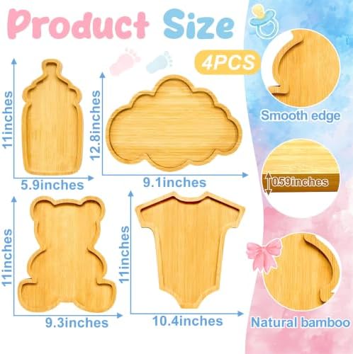 Baby Shower Charcuterie Board Bearly Wait Gender Reveal Decorations Platter - Image 3