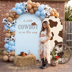 Mindsoft 2 Pcs Cowboy Arch Cover Backdrop, Blue - Image 4