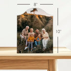 Buy4Wall Custom Desktop Photo Panel Print with Easel - Personalized Gifts for Mother's Day Father's Day - Arch Shape Tabletop Picture Frame Customized Photo Print - 8x10 inches - Image 2