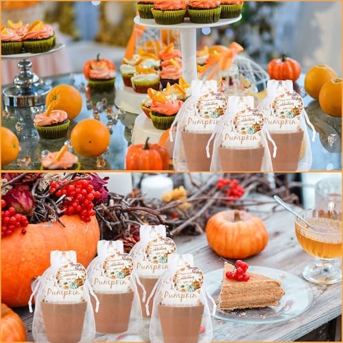 Ctosree 50 Sets Little Pumpkin Baby Shower Favors Seed Packets Gift Bags - Image 5