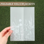 Fullhawl 150 Pcs Vellum Jackets for 5x7 Invitations Bulk,Classic - Image 3