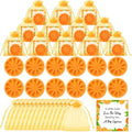 SiliFine 50 Sets Little Cutie Baby Shower Favor Orange Soap Party Gift Bulk by SiliFine