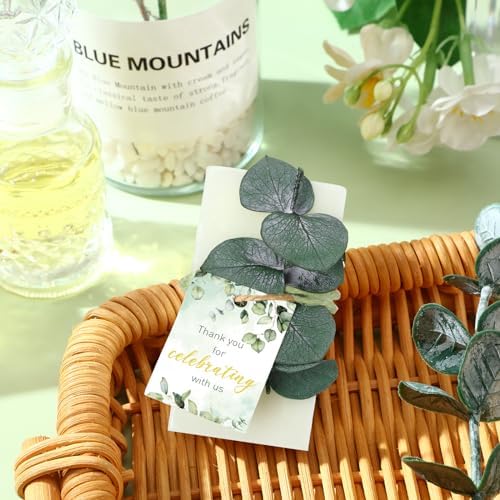 24 Sets Eucalyptus Soaps Wedding Favors Bulk with Thank You Cards - Image 6