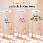NUPTIO Pink & White Flower Balls: Artificial Rose Centerpieces for Tables - Image 5